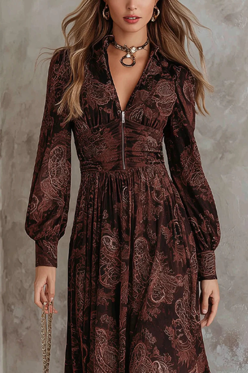 Vestido midi de manga curta com apliques florais Grace