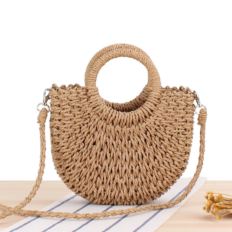 Bolso de mano vintage con hebilla de moneda