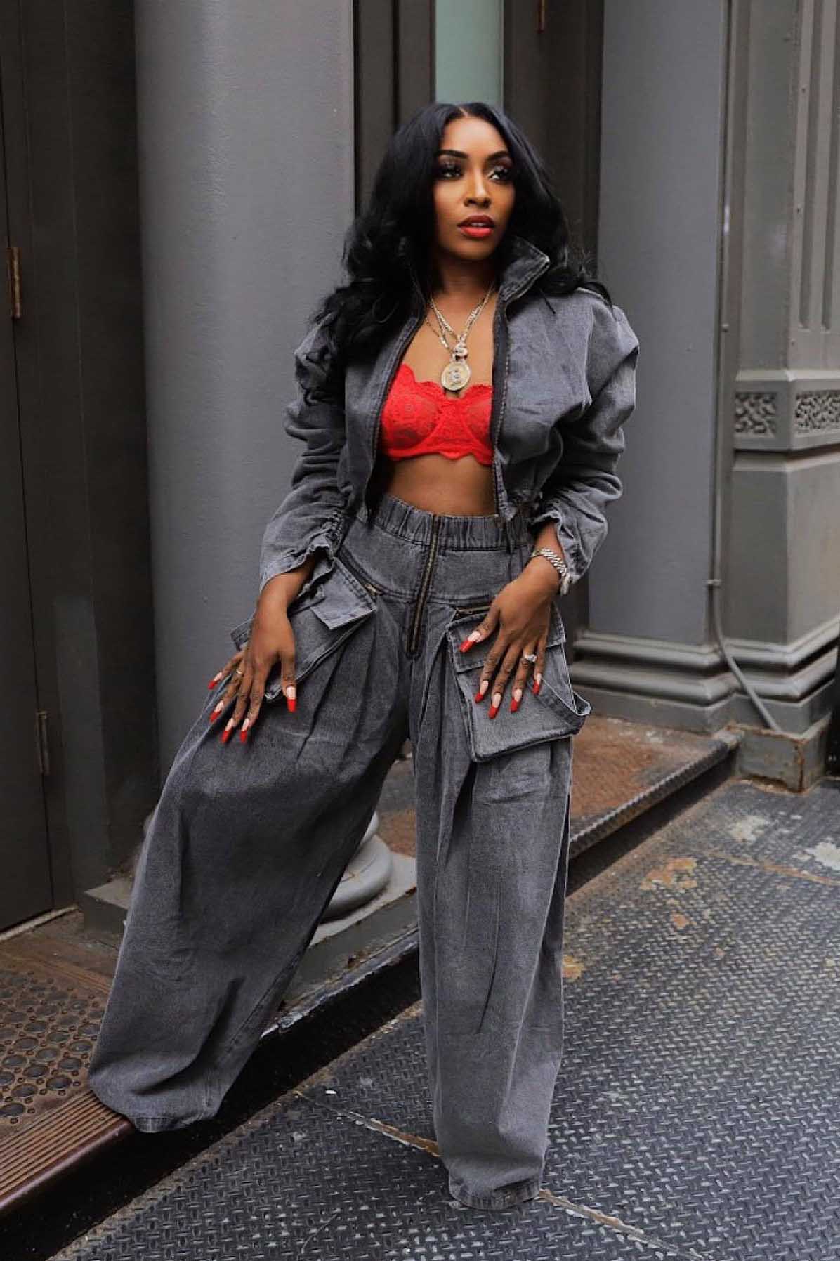 Abstrakt geometresch Linn Dréckerei Zwee-Stéck Set