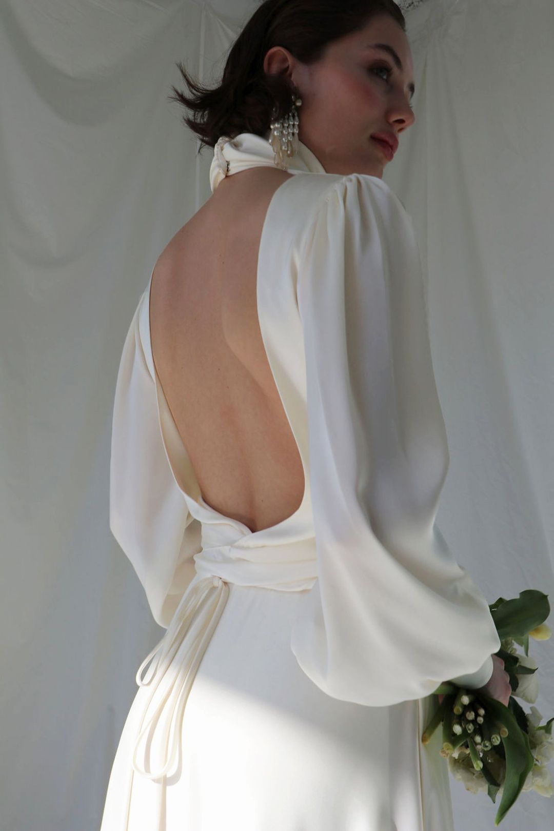 Galaxy White Evening Gown