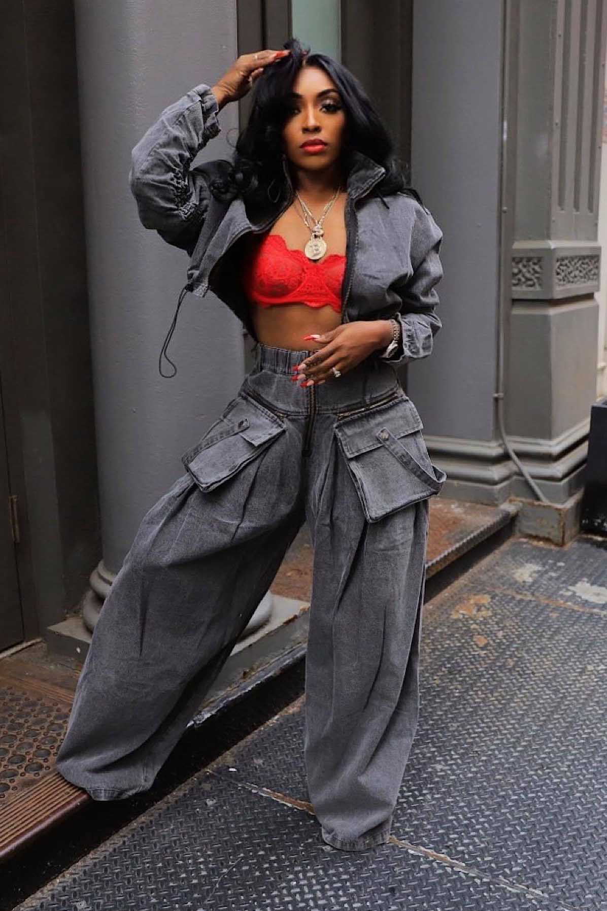 Abstrakt geometresch Linn Dréckerei Zwee-Stéck Set