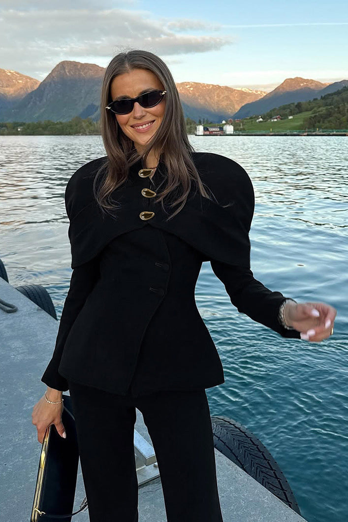 فستان جوا طويل مطرز بالدانتيل