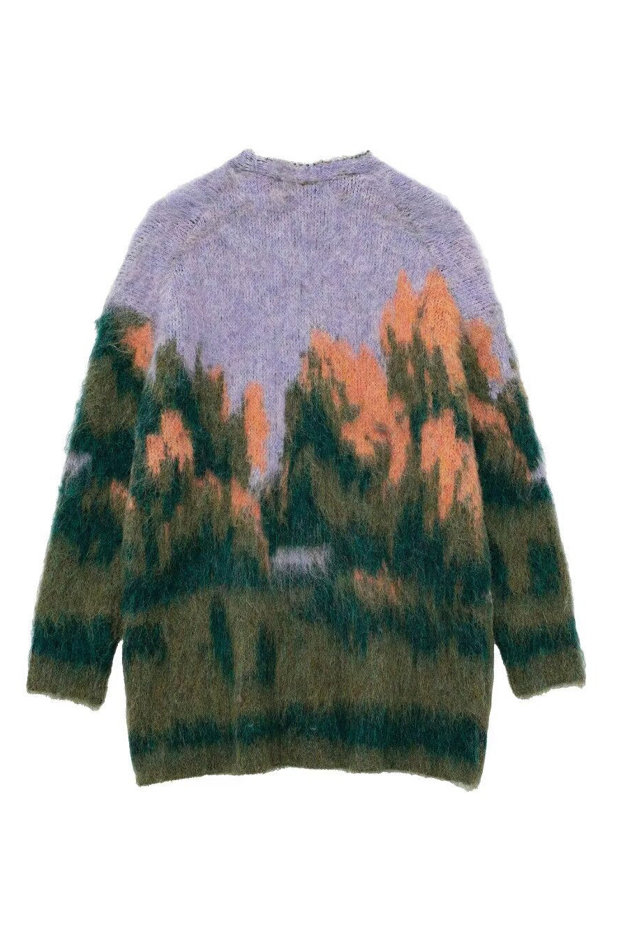 Robe longue évasée à bordures en dentelle brodée Joa