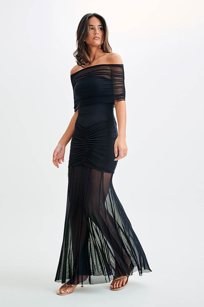 Nocturne Whisper – Fitted Backless Dress