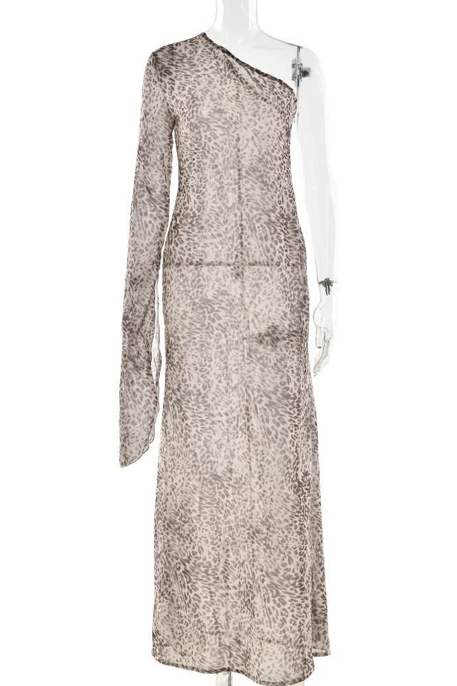 Joa Broderad Spets Trimmad Flare Maxiklänning