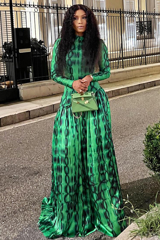 Gothic Queen Transparent Maxi Kleed