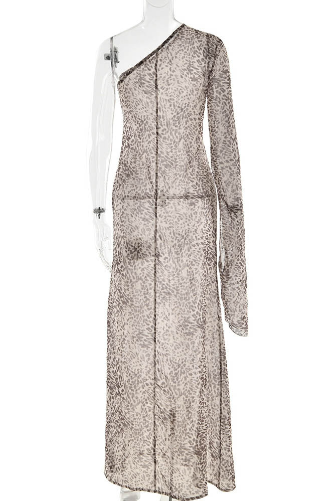 Joa Broderad Spets Trimmad Flare Maxiklänning