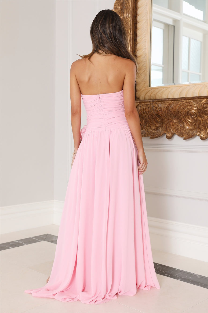 Abito Maxi in Maglia Orchidea