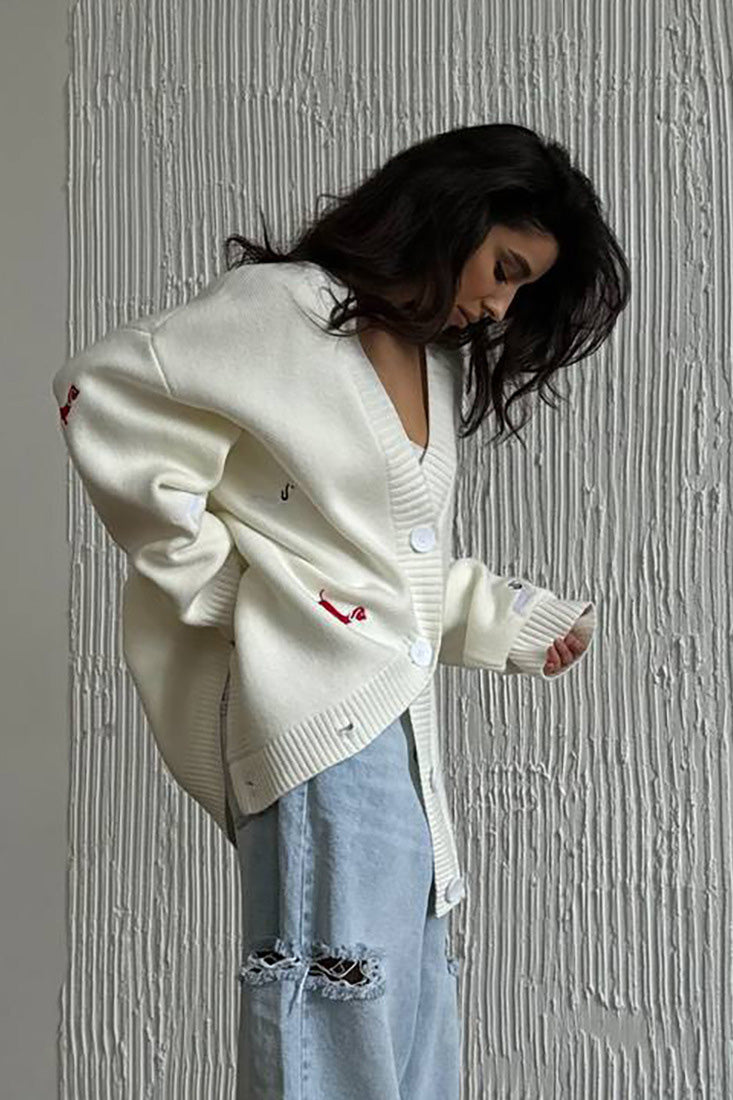 Robe longue évasée à bordures en dentelle brodée Joa