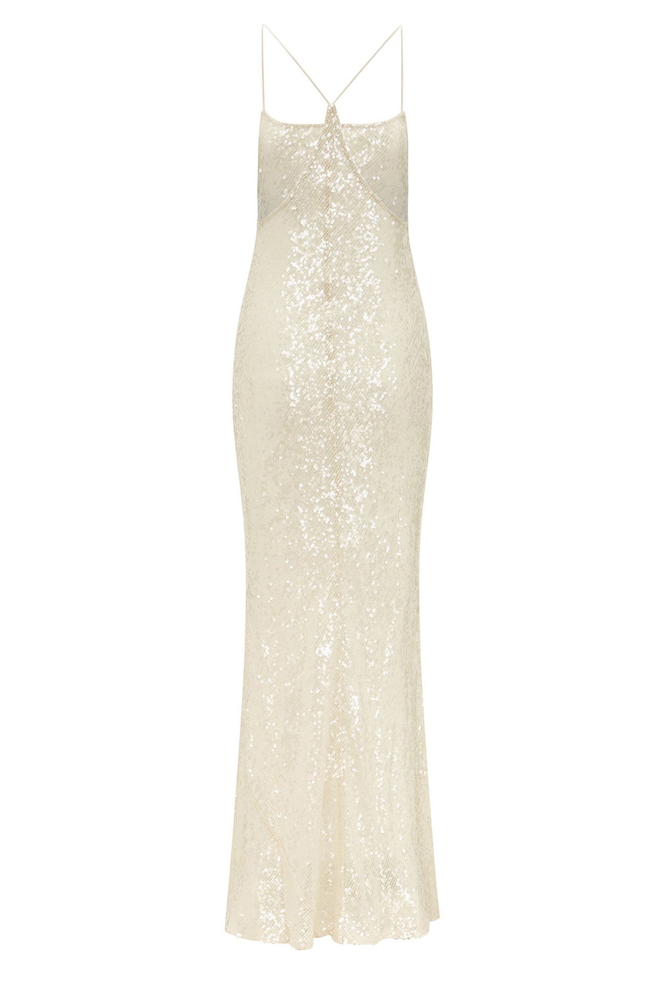 “Gilded Mermaid” Halter Dress