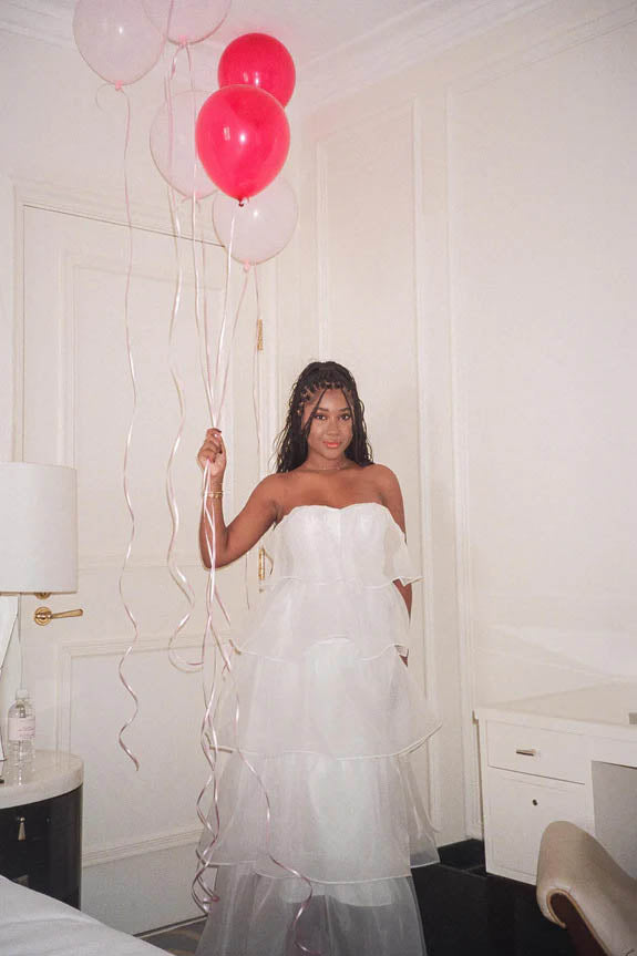 Sunlit Ruffle Cascade Dress