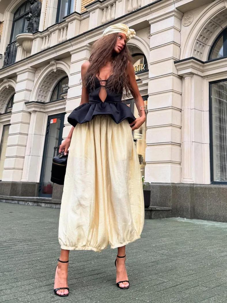 Set di pantaloni a pois