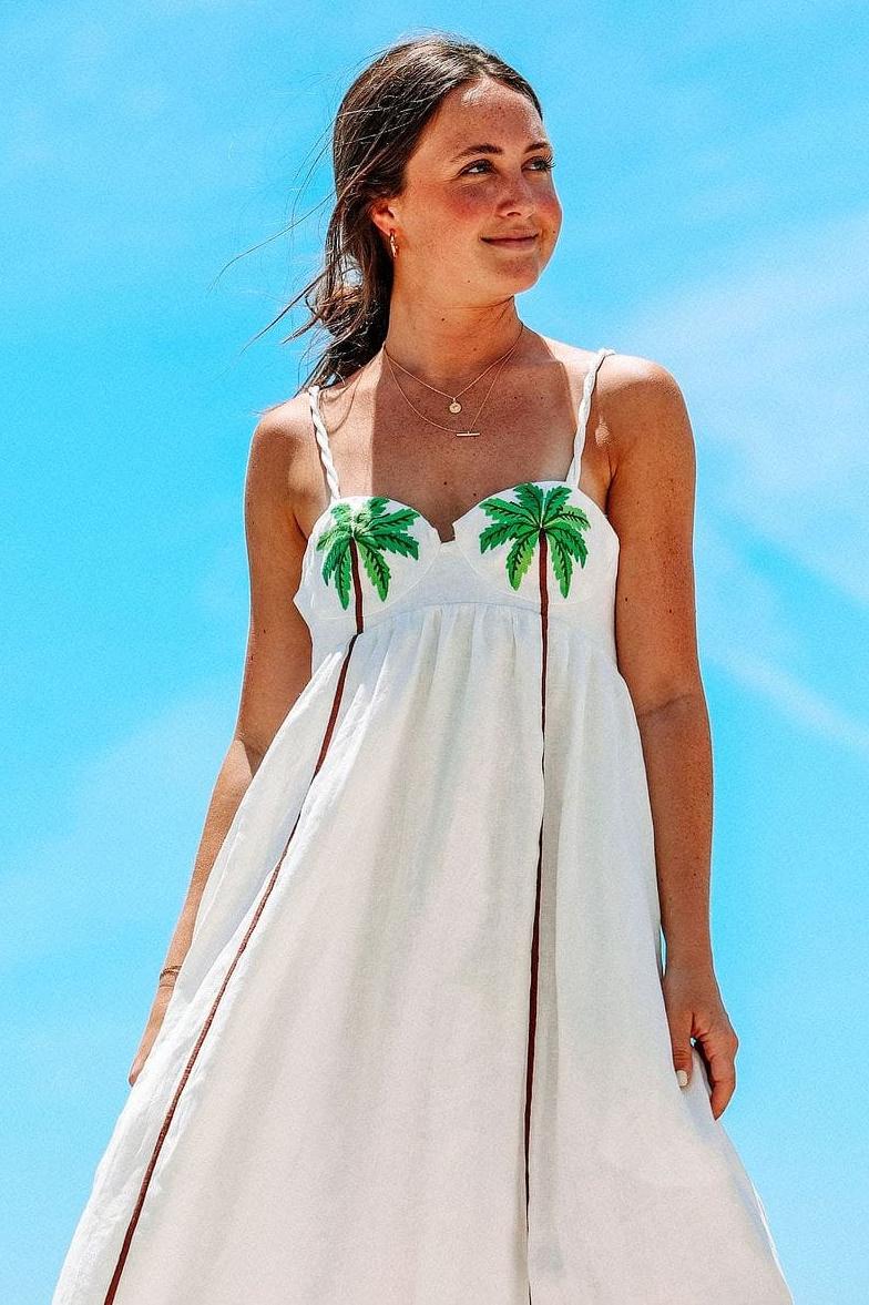 oasis beach dress SHOW ME YOUR MUMU PTO MINI DRESS IN OASIS BEACH CLUB main image 0