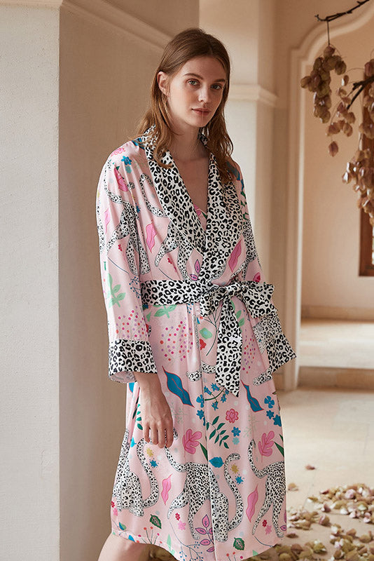 Dressing Pink Snøleopard Kåpesett