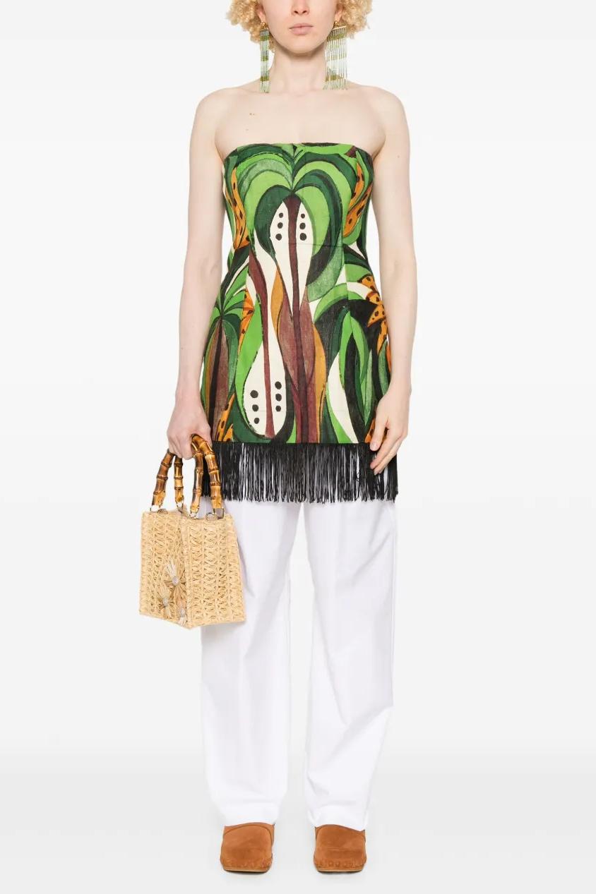 Coconut Tree Flow Mini Dress