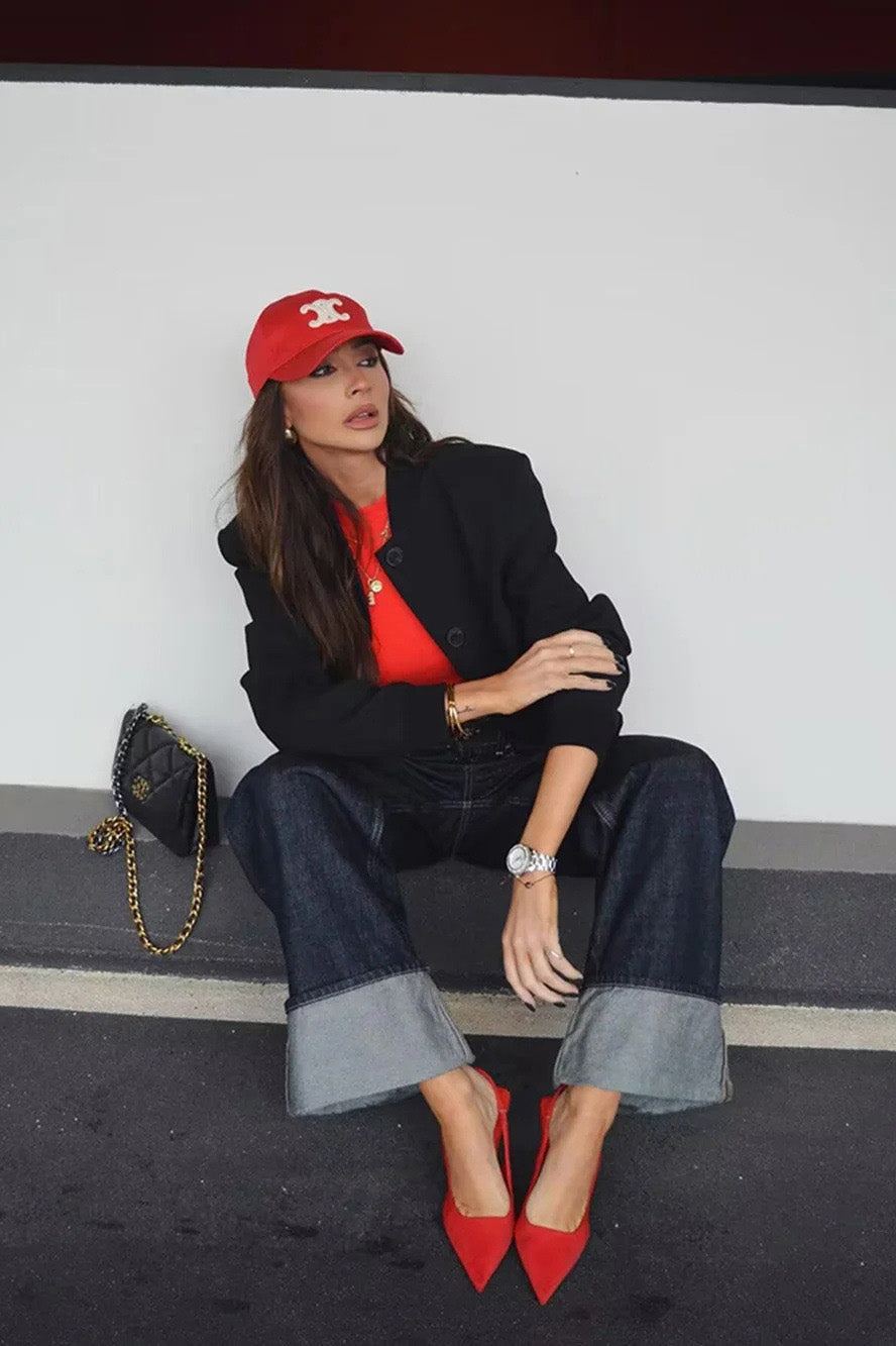 Joa Broderad Spets Trimmad Flare Maxiklänning