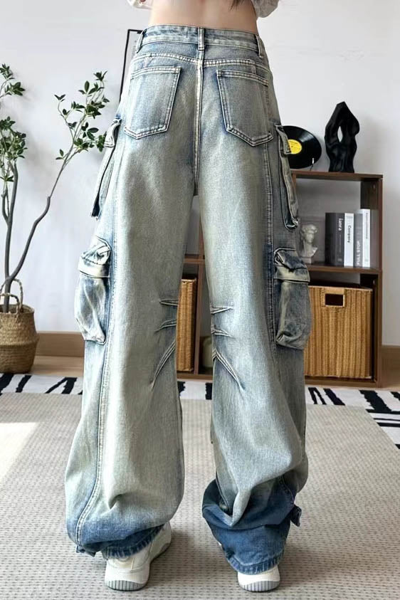 Taş Detaylı Düz Jean