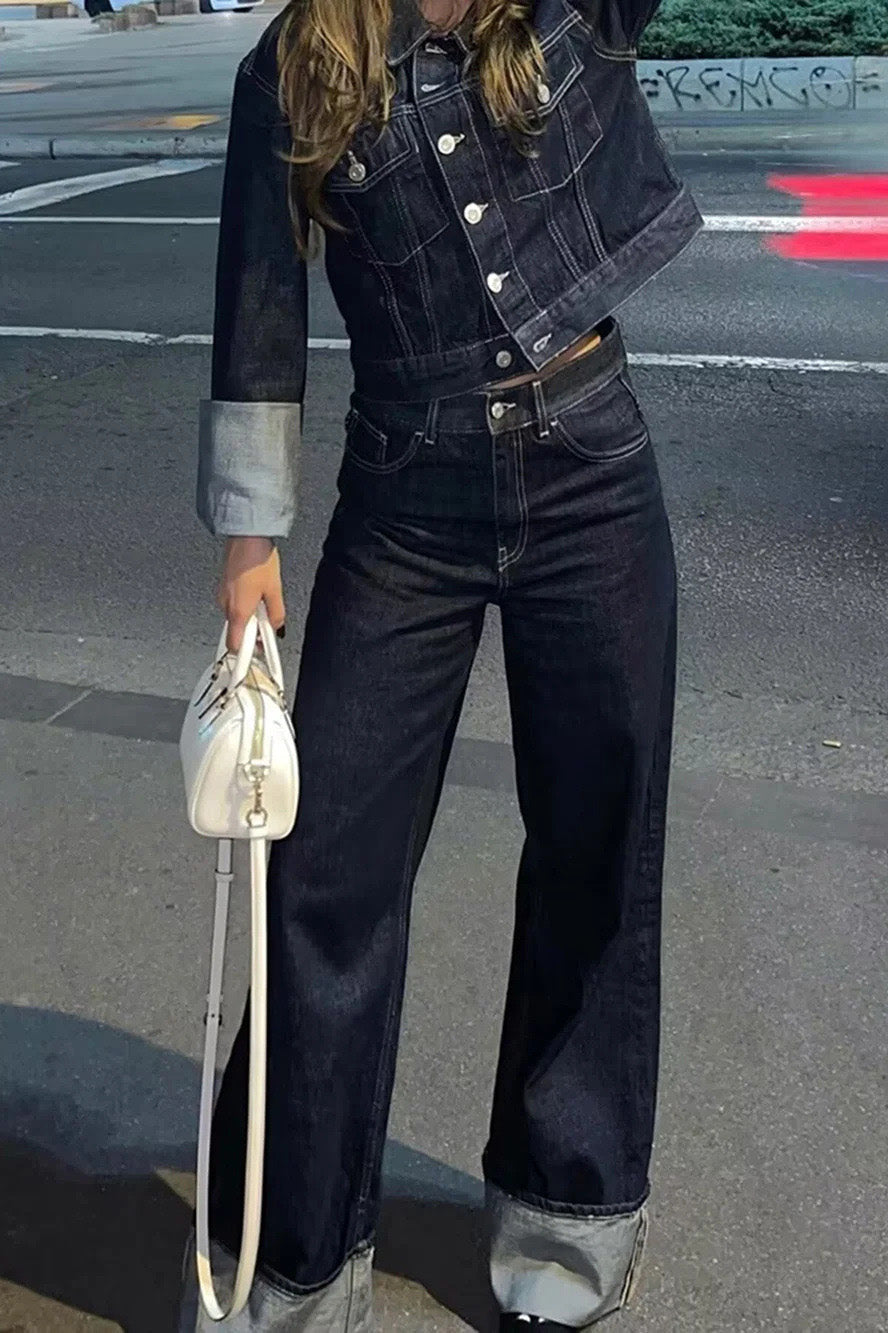 Joa Broderad Spets Trimmad Flare Maxiklänning