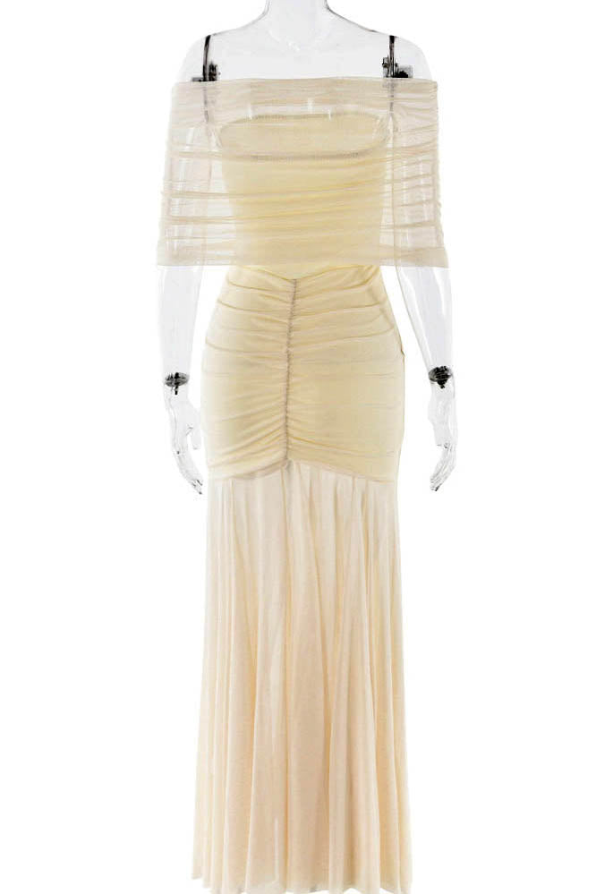 Nocturne Whisper – Fitted Backless Dress