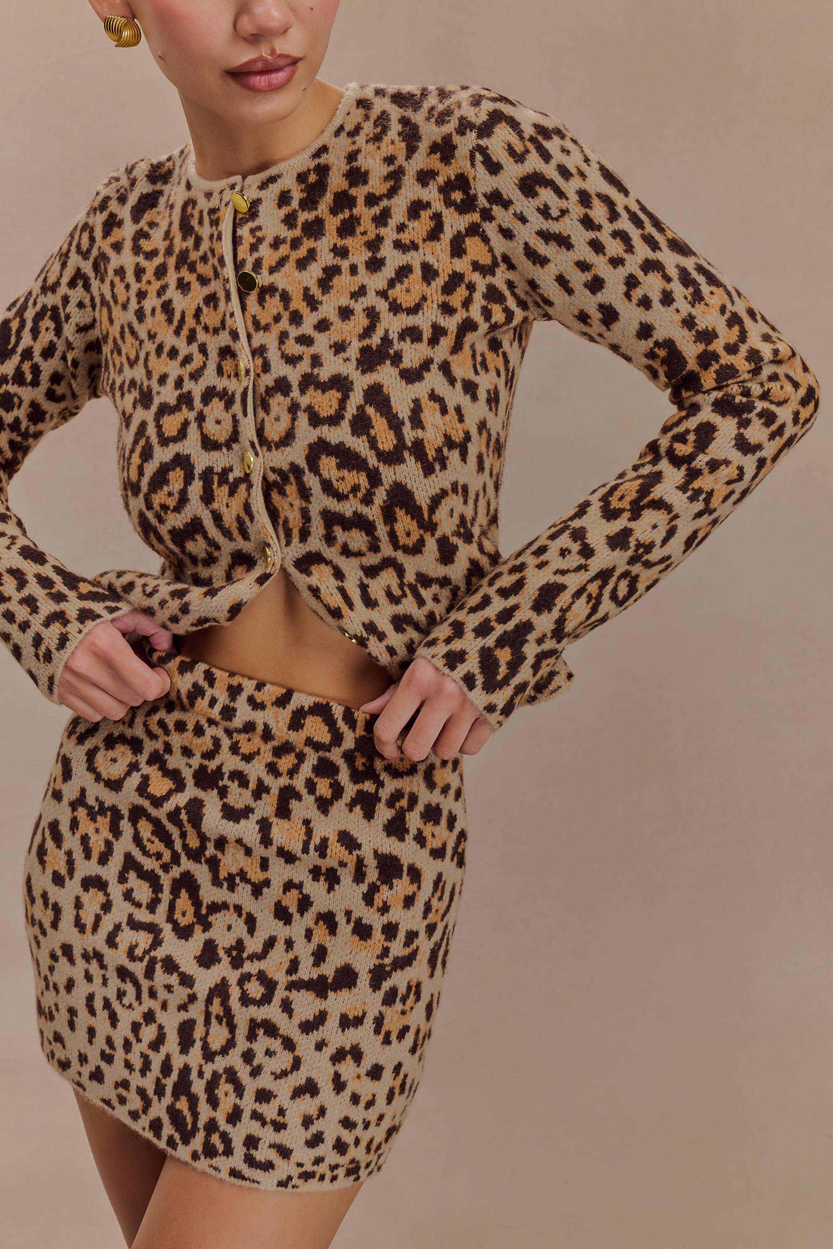 Abigail Gedréckt Halterneck Korsett Midi Kleed