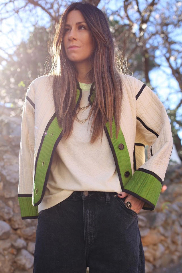 Joa Broderad Spets Trimmad Flare Maxiklänning