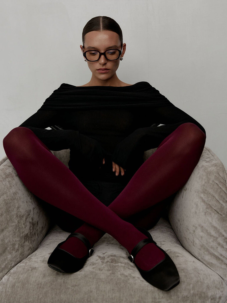 Vestido largo acampanado con ribete de encaje bordado de Joa