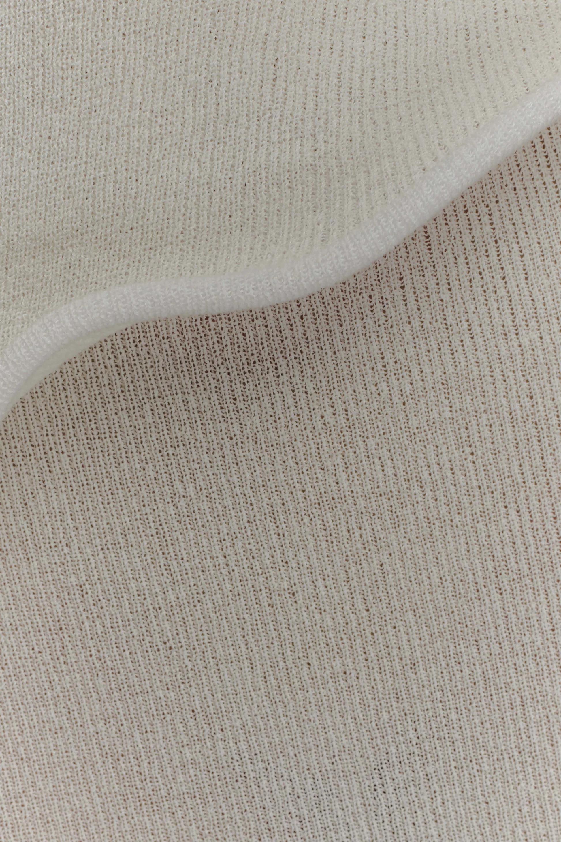 Knit Halter Ruffled Maxi Dress