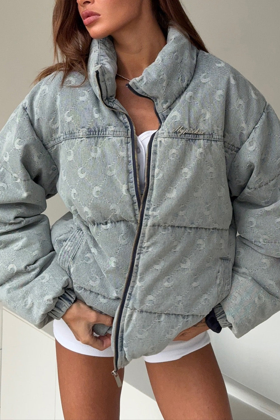 ジョア 刺繍レーストリムフレアマキシドレス