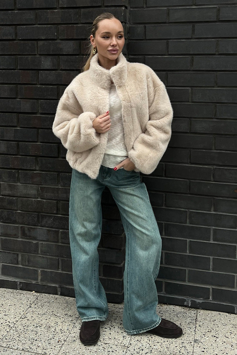 فستان جريس ميدي بأكمام قصيرة وأكمام قصيرة