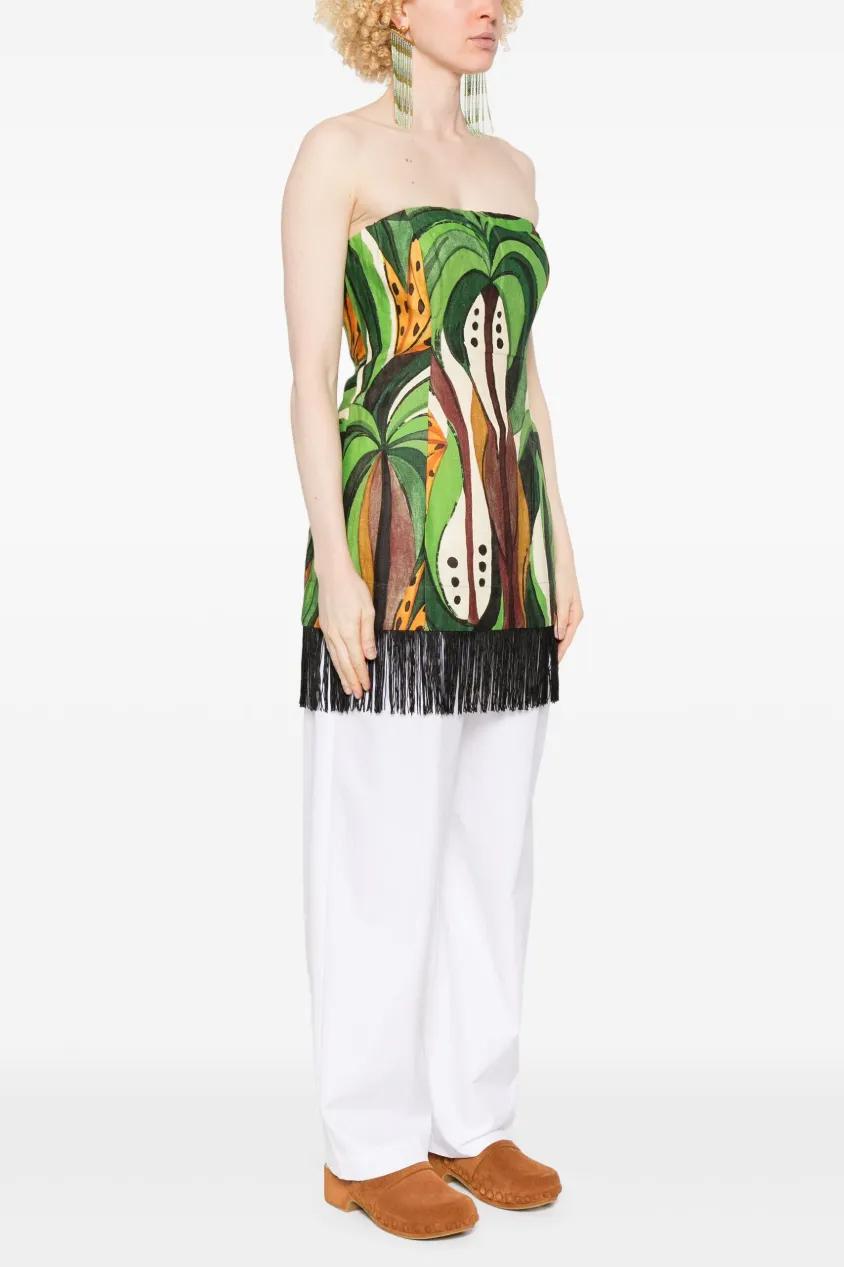 Coconut Tree Flow Mini Dress