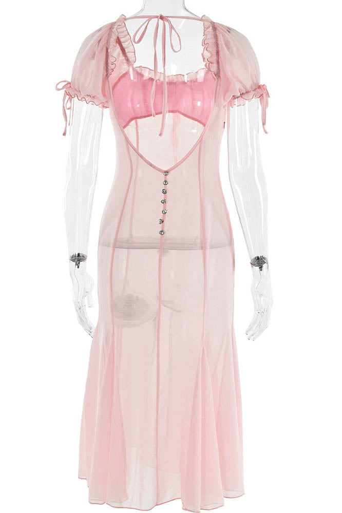 מרתה מודפס סט שחייה שנאסף בשני חלקים