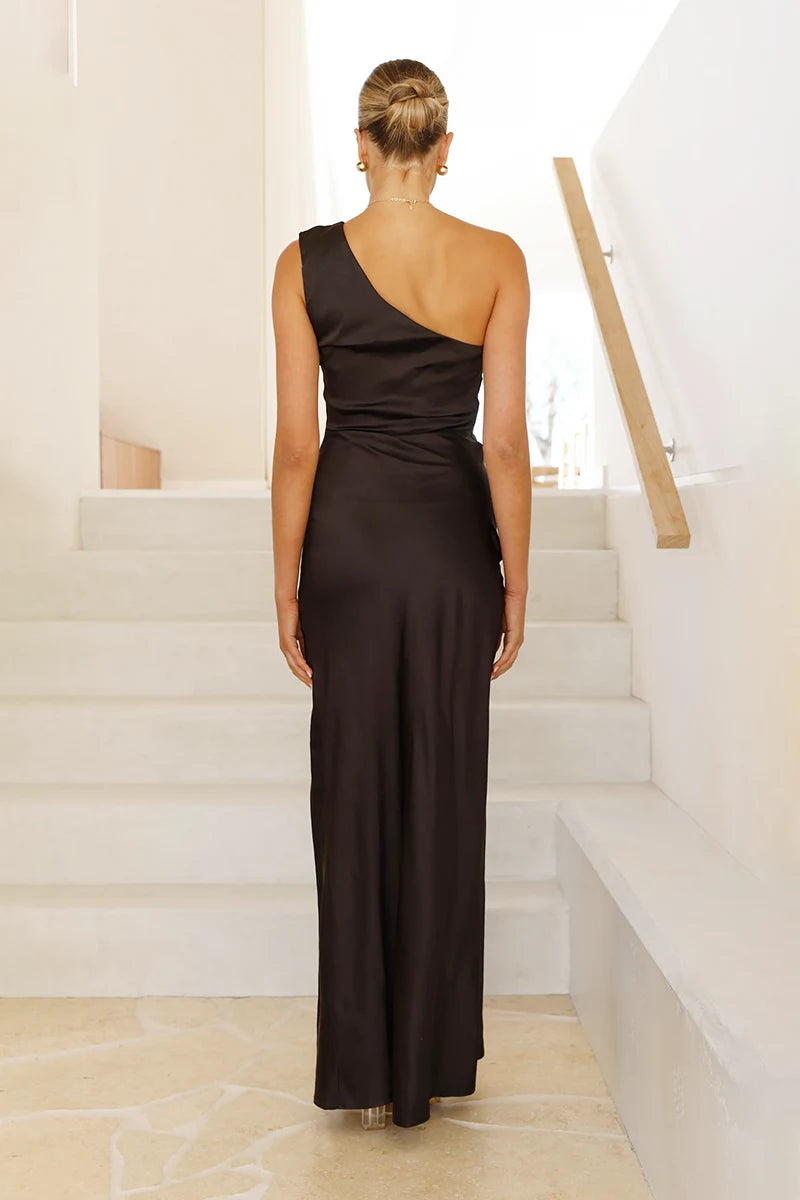 Vestido largo Victoria - Negro