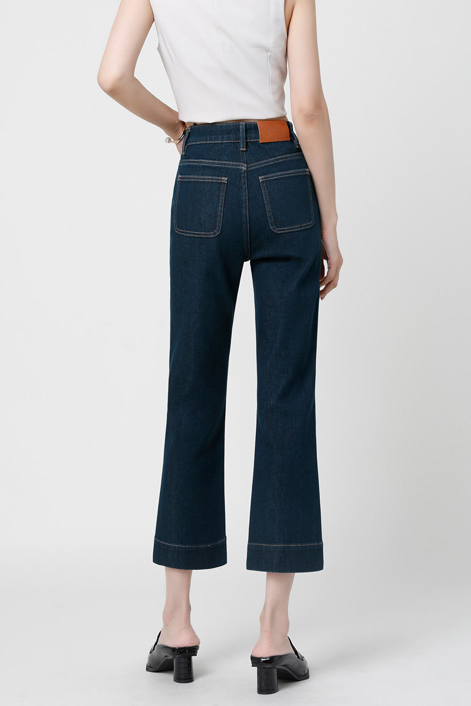 Jeans slim a gamba larga French Fry