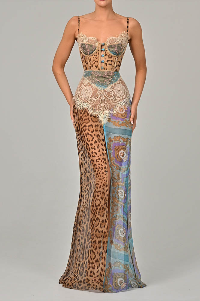 Dvoudílný plavkový set Martha Printed Gathered