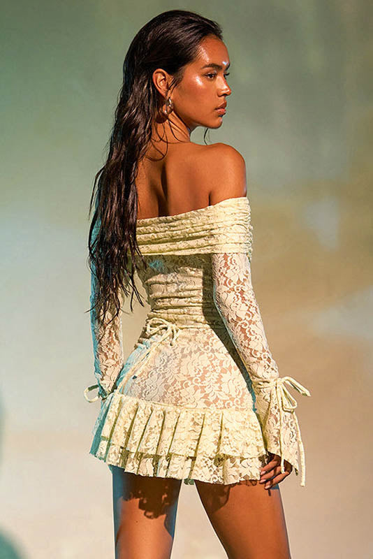 Pam bedrukte strapless split maxi-jurk