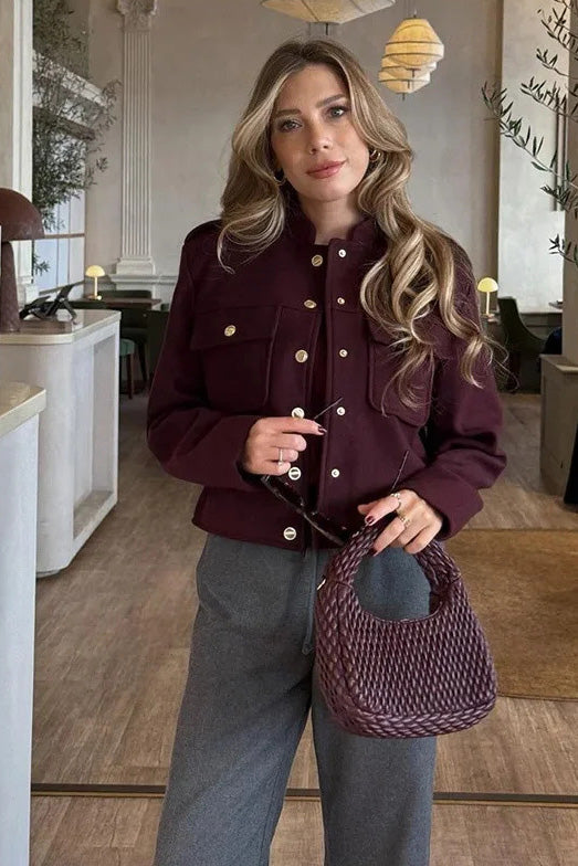 Robe longue évasée à bordures en dentelle brodée Joa