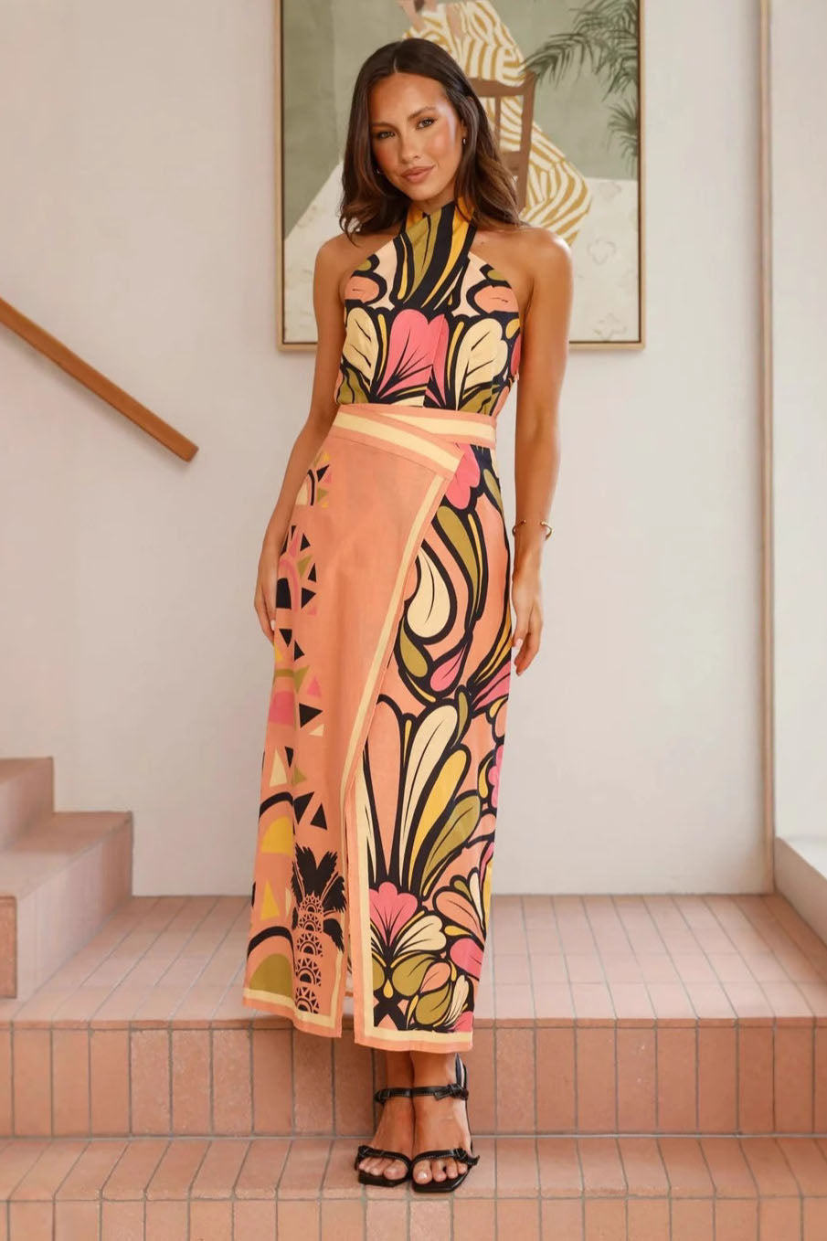 Robe sans bretelles noire