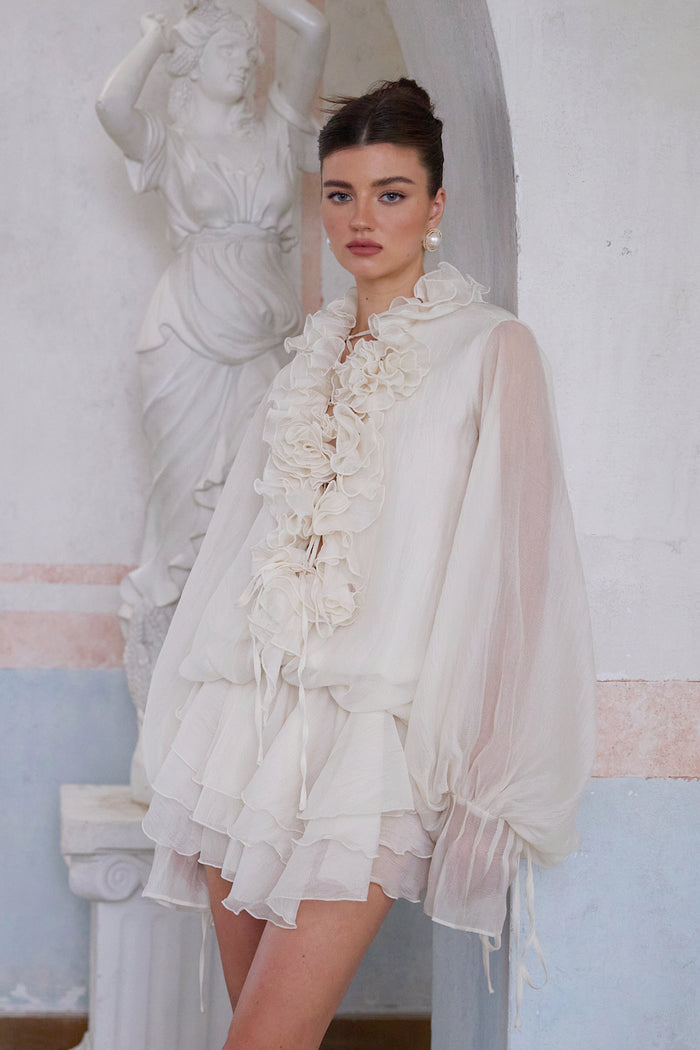 Zelinfell Ruffles Mini Dress