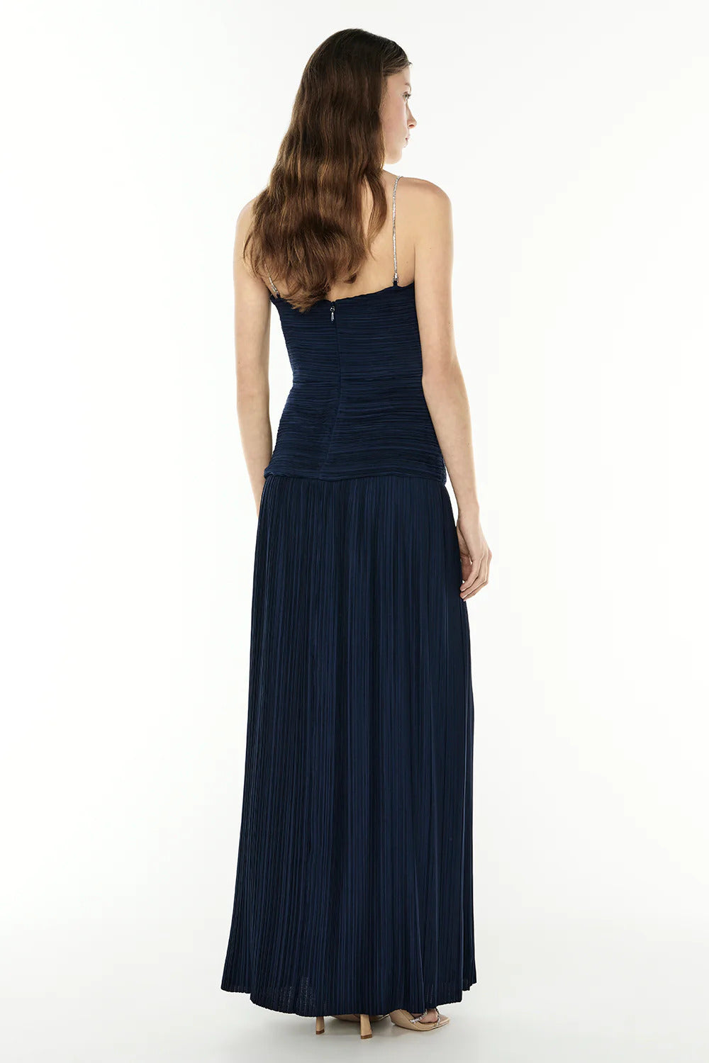 Regal Ruched Debut Maxi Dress