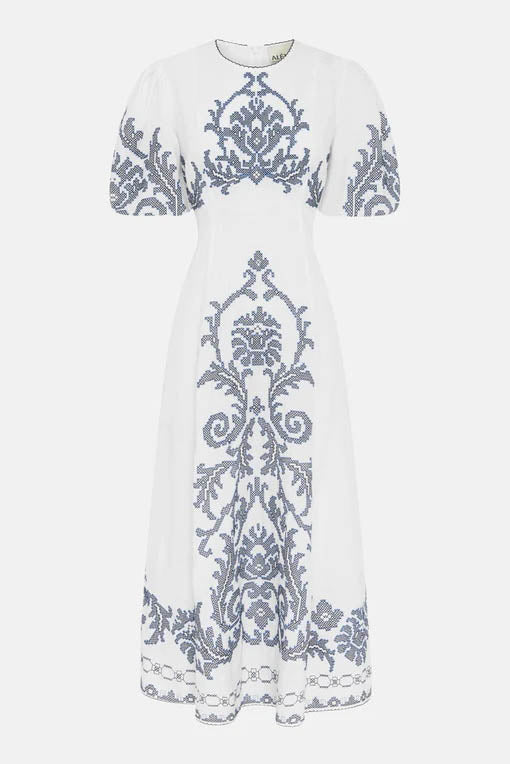 Fine Satin Blummendrock Batwing Sleeve Hosen Set - Orange