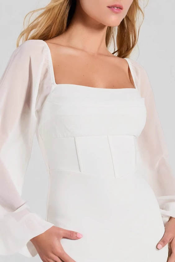 Vestido Maxi de Malha Orquídea