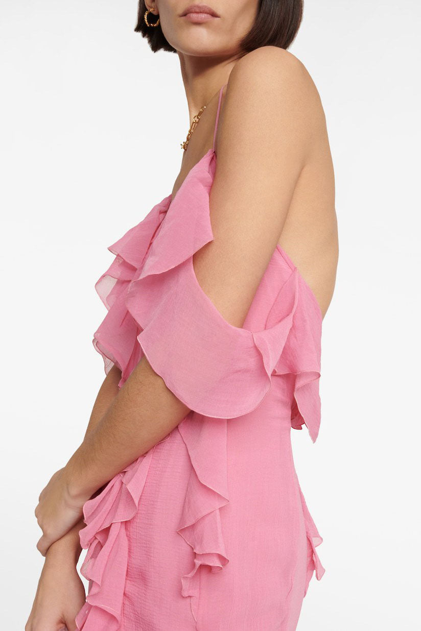 Pink Mist Rose Maxi Dress