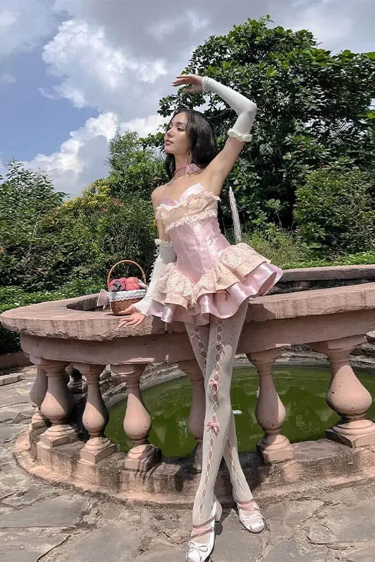 Sukienka Mini na Przyjęcie Księżniczki Celebrytki