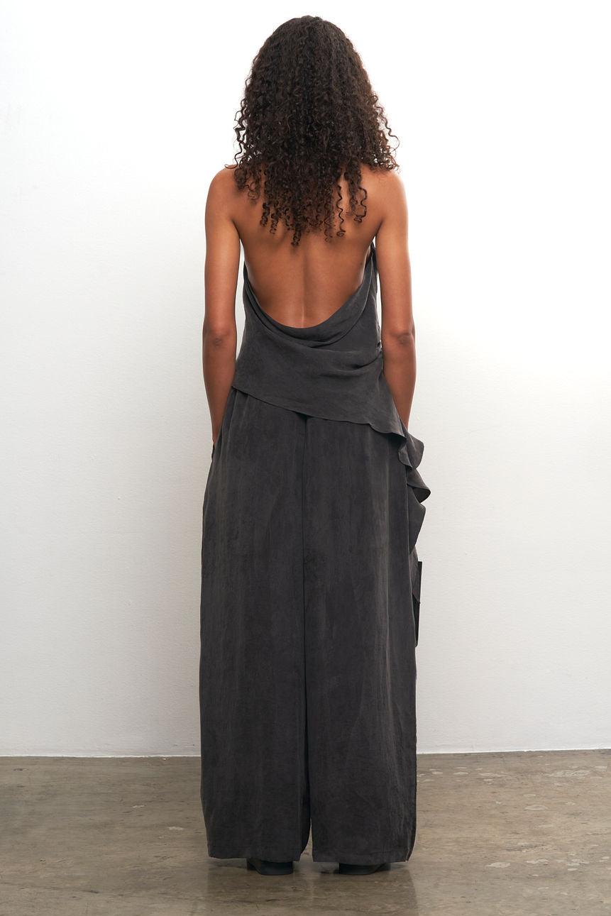 Taupe Drape Pants Set