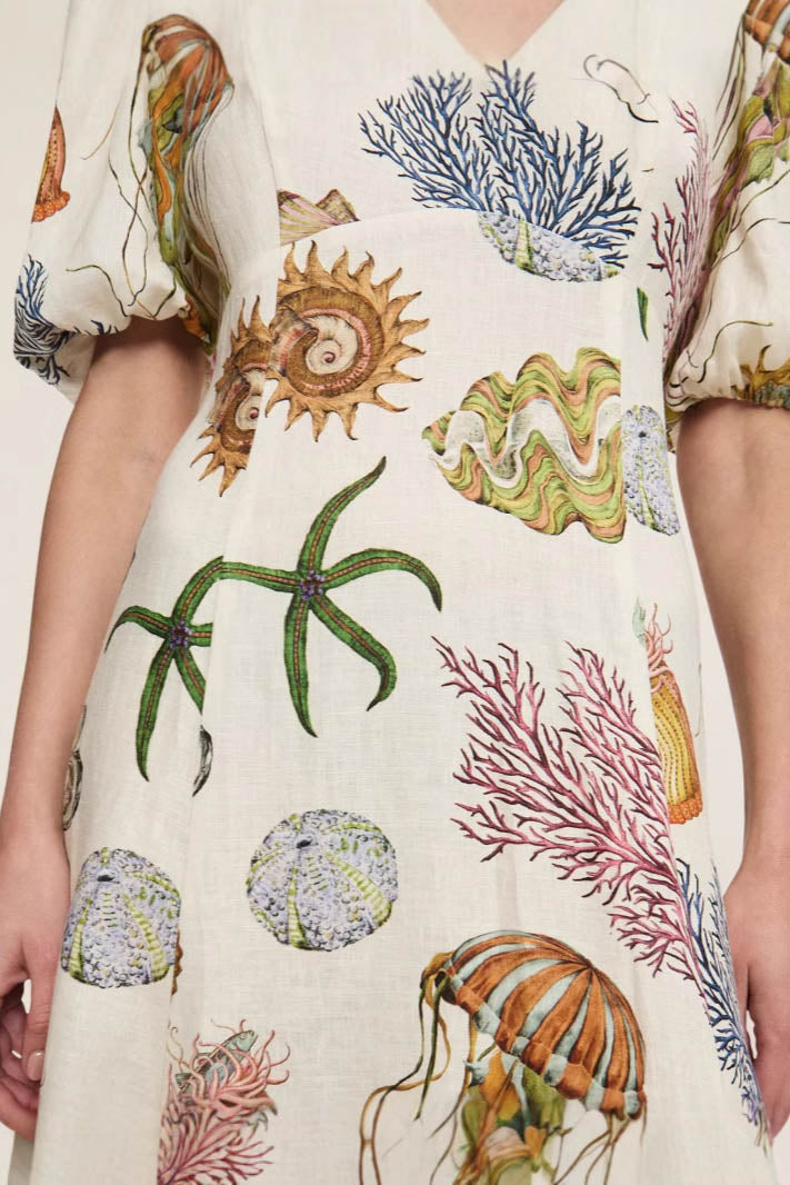 Fine Satin Blummendrock Batwing Sleeve Hosen Set - Orange