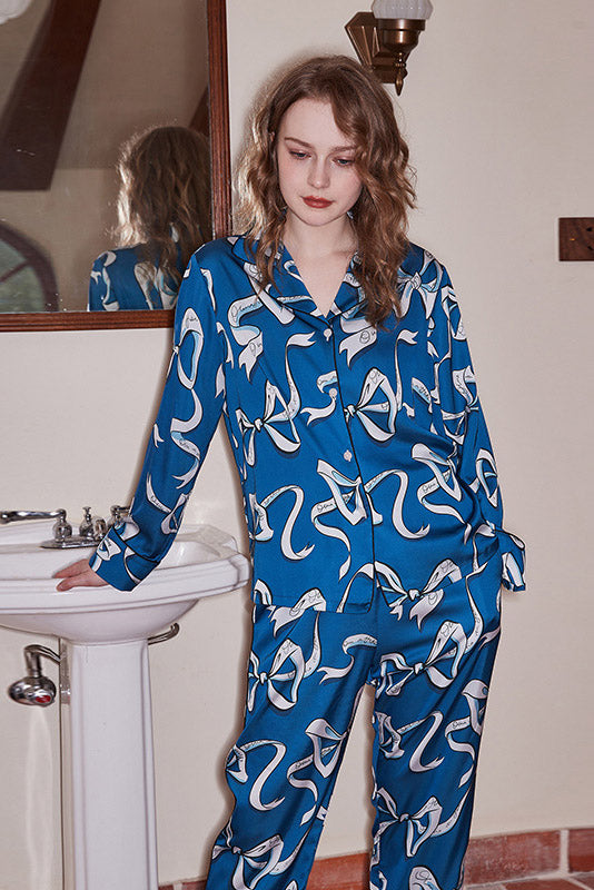 Ensemble de pyjama à motif de nœud
