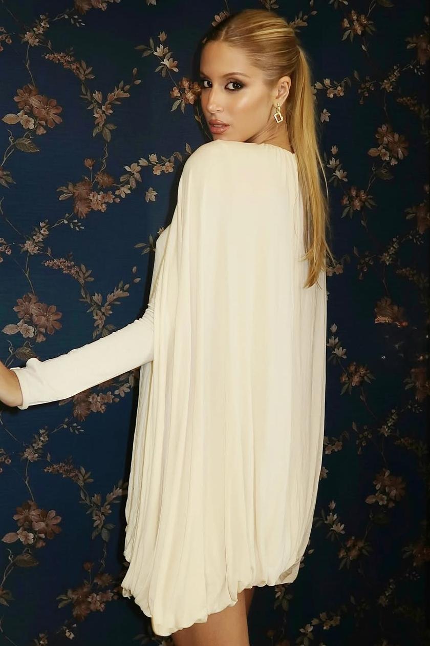Elena Cape Mini Dress