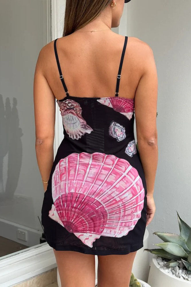Sukienka midi Georgia Ruffled Crochet