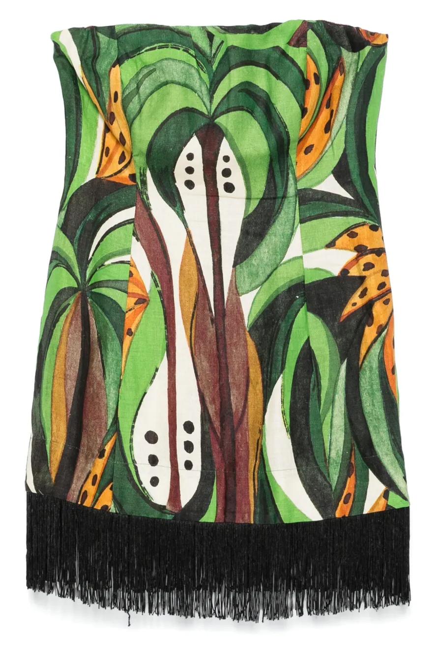 Coconut Tree Flow Mini Dress