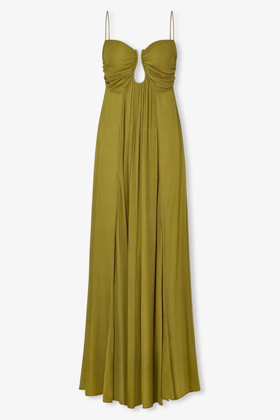 Flou Olive Morea Maxi Dress